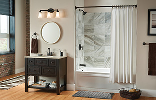 小浴室如何装出大空间?