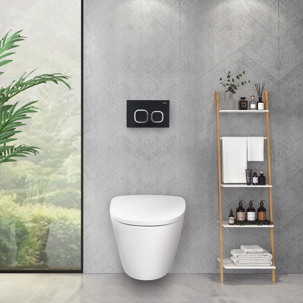 挂壁式马桶，承包浴室的干净与时尚